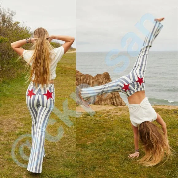 Free People Firecracker Flare Jeans Sz 31 - Picture 3 of 16